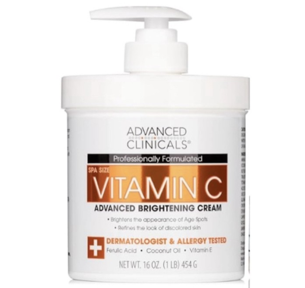 Advanced Clinicals Vitamin C Advanced Brightening Cream - 454g (16oz)