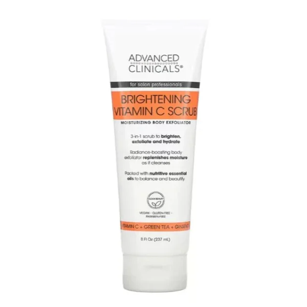 ADVANCED CLINICALS VITANIN C BRIGHTENING BODY SCRUB 237ml