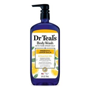 DR TEALS BODY WASH PREBIOTIC LEMON BALM & ESSENTIAL OILS 710ml