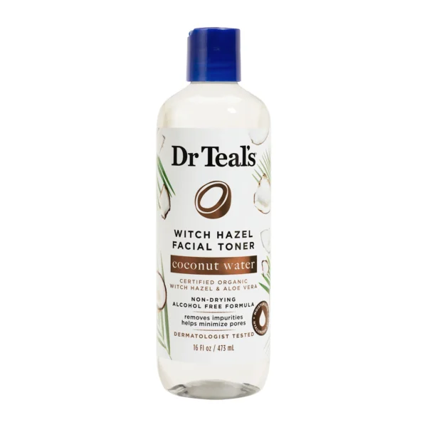 Dr Teal’s Witch Hazel Facial Toner, Coconut Water