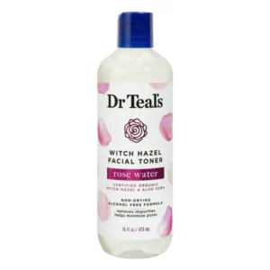 Dr Teal’s Witch Hazel (Rose Water) Facial Toner 16FL OZ / 473ml