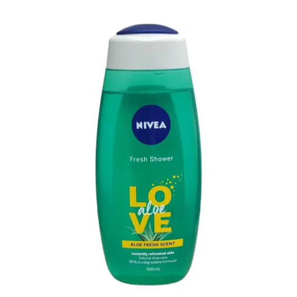 Nivea Fresh Shower Gel Aloe Fresh Scent 500ml