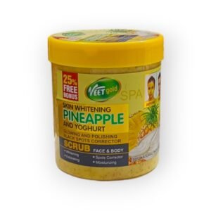 VEETGOLD SKIN WHITENING PINEAPPLE AND YOGURT SCRUB