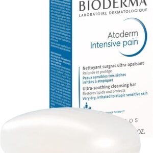 Bioderma Atoderm Intensive Pain Ultra-Soothing Cleansing Bar for Very Dry to Atopic Skin, 150g