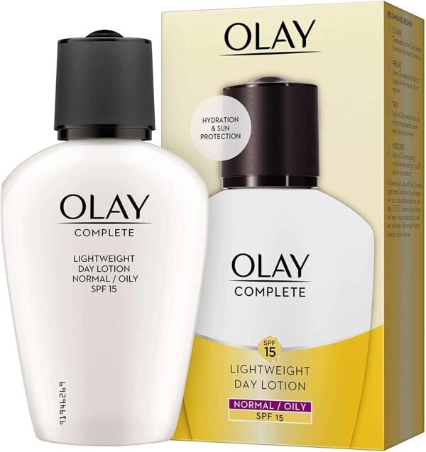 Olay Complete Lightweight Spf15, Day Moisturizer Lotion(Normal/Oily) 100ml