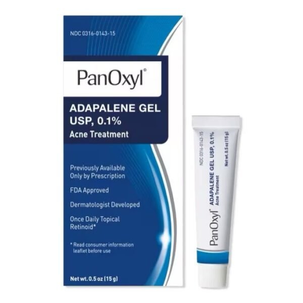 PanOxyl Adapalene 0.1% Acne Treatment Gel - 15g