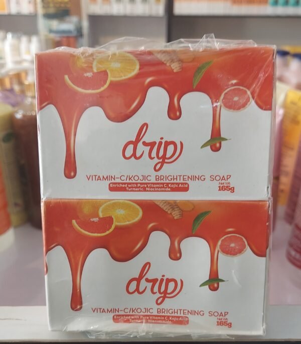 DRIP VITAMIN C/KOJIC BRIGHTENING SOAP 165g