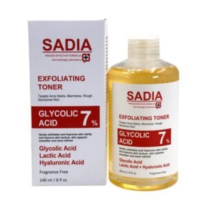 Sadia exfoliating toner 7% Glycolic acid - fragrance free 240ml