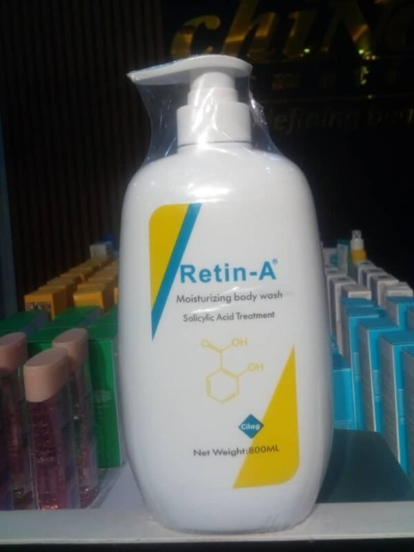 RETIN-A Moisturizing Body Wash (Salicylic Acid Treatment) Cilag 800ml