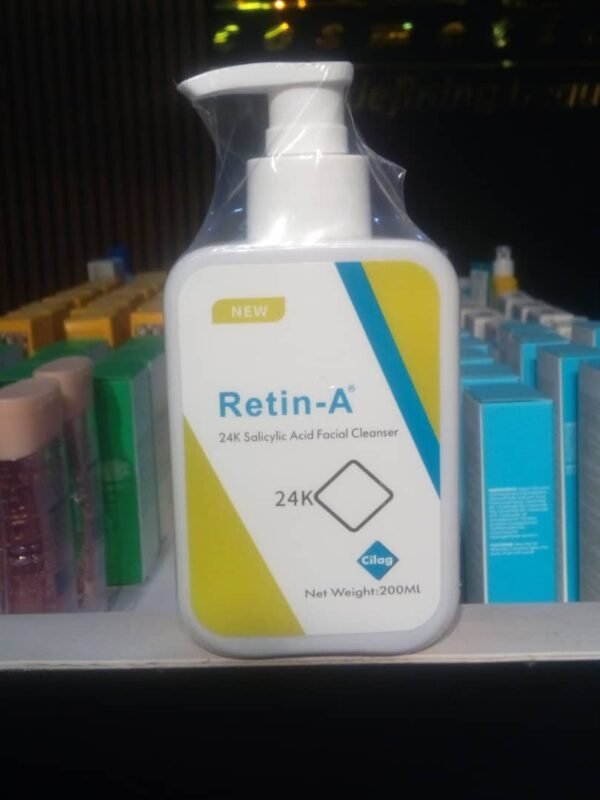 RETIN-A 24k Salicylic Acid Facial Cleanser Cilag 200ml
