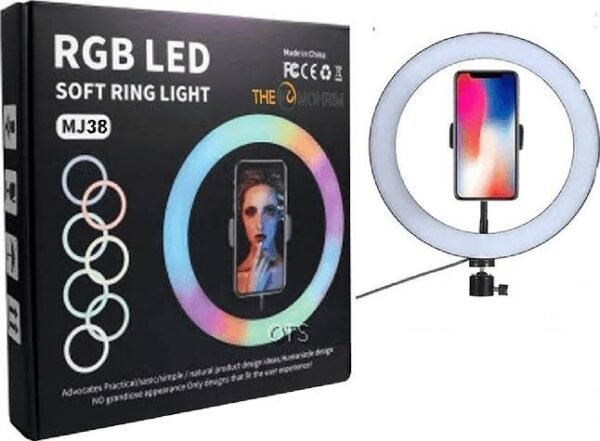 MJ38 RGB LED SOFT RING LIGHT 16inches