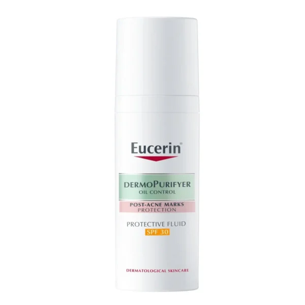Eucerin dermo purifyer oil control post acne marks protection, protective fluid spf 30 50ml