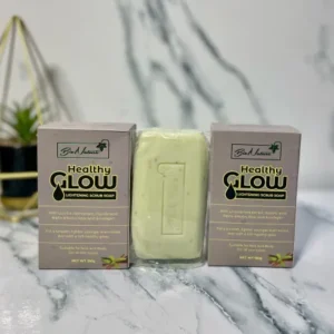healthy glow lightening scrub soap 150g