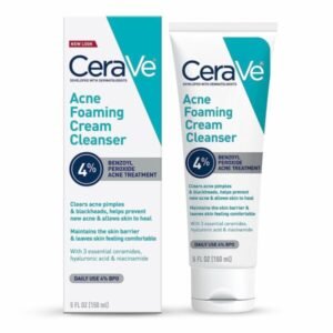 Cerave Acne foaming cream cleanser 4%  150ml