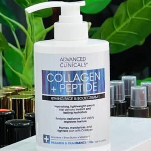 Advanced clinical collagen+peptide firming face & body cream 444ml