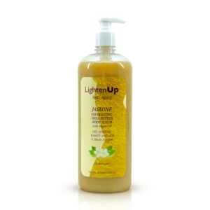 Lightenup anti-aging Jasmine exfoliating shea butter body scrub 1000ml
