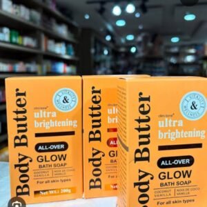 Body butter ultra brightening all-over glow bath soap 200g