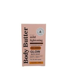 Body butter mild lightening all-over glow bath soap 200g