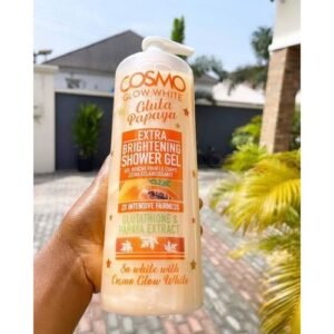 cosmo glow white gluta papaya extra brightening shower gel 1000ml