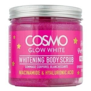 cosmo glow white whitening body scrub niacinamide & hyaluronic acid 475ml