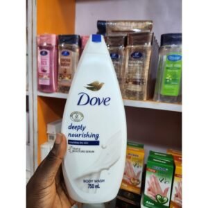 dove deeply nourishing dry skin body wash 750ml