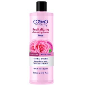 cosmo skin naturals rose revitalizing cleansing toner 250ml