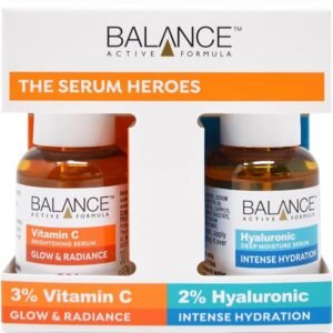Balance Active Formula The Serum Hero 2in1 3% Vitamin C 2% Hyaluronic Acid 30ml