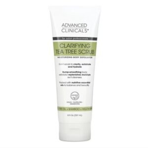 Advanced clinicals clarifying tea tree scrub 237ml
