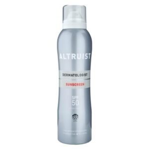 Altruist dermatologist sunscreen invisible sunspray spf50