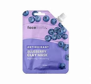 FACE FACTS ANTIOXIDANT BLUEBERRY CLAY MASK Brightening + Nourishing 60ml