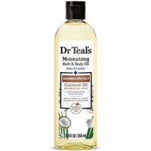 Dr Teal’s Moisturizing Bath & Body Oil, Coconut Oil & Essential Oil 260ml