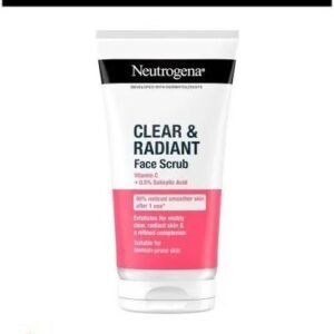 neutrogena clear & radiant face scrub