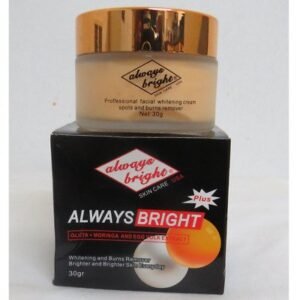 always bright gluta + moringa and egg yolk extract face cream 30g