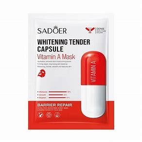 SADOER Whitening Tender Capsule Vitamin A Facial Mask 25g