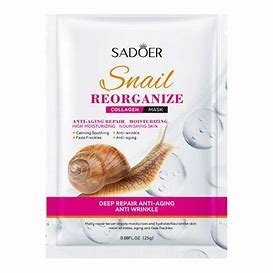 SADOER Snail Reorganize Collagen Facial Mask 25g
