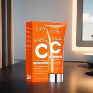 SADOER 5X Vitamin C Face Cleanser 5in1 Active Vitamin C + Niacinamide 100g
