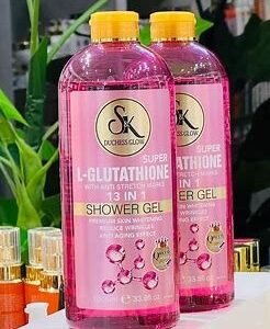 SK DUCHESS LUMINOUS GLOW SUPER L-Glutathione premium skin brightening 13in1 spf30 Shower Gel 1000ml