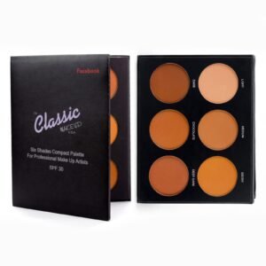 CLASSIC MAKEUP U.S.A. Six Shades Compact Palette 6series