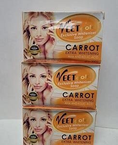 VEETGOLD CARROT EXTRA WHITENING AHA & KOJIC ACID 200g