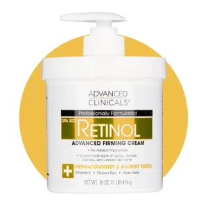 Advanced Clinicals Retinol Cream 454g