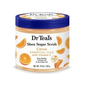 DR TEAL'S SHEA SUGAR SCRUB VITAMINE C 538g