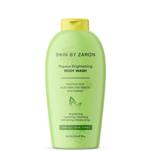 SKIN BY ZARON PAPAYA BRIGHTENING BODY WASH 650ml