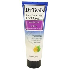 Dr Teal's Foot Cream, Moisturize & Soften, with Shea Butter & Aloe Vera 227g