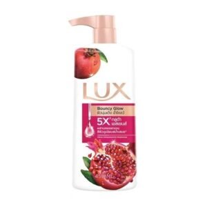 lux bouncy glow fresh pomegranate fragrance body wash 450ml