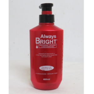 always bright professional lightening & moisturizing milk 400ml