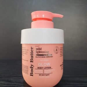 Body butter mild lightening glutathione enrivhed all-over glow body lotion 400ml
