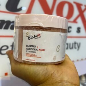 Classic Skin Care Rosehip Glycolic Acid Body Scrub 450ml