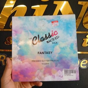 classic makeup fantasy pressed glitter palette 15 colors
