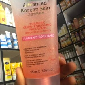 advanced Korean Skin Tumeric Glow-Ehancing Face Wash (Brighter Even-Toned)180ml