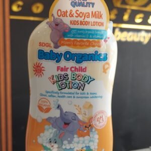 BABY ORGANICS Oat & Soya Milk Gentle Smooth Silky Fair Child Kids Body Lotion 500ml
